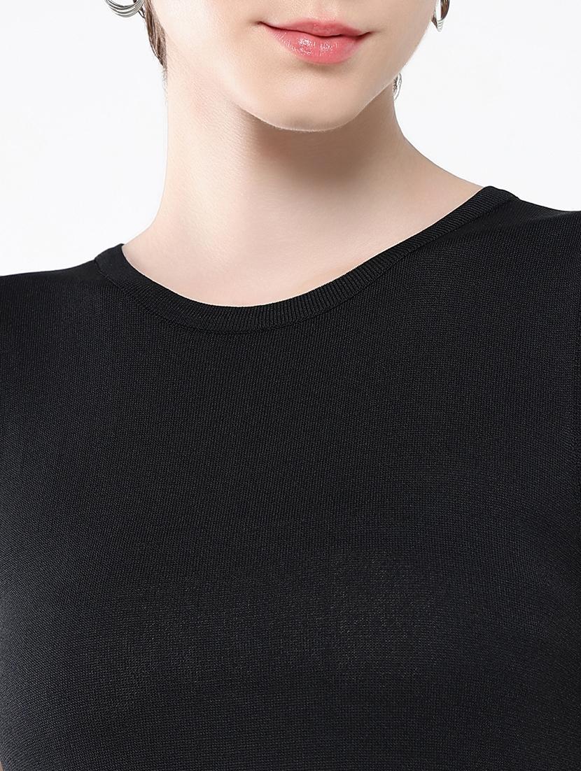 women solid sleeveless a-line dress - 21553929 - Standard Image - 6