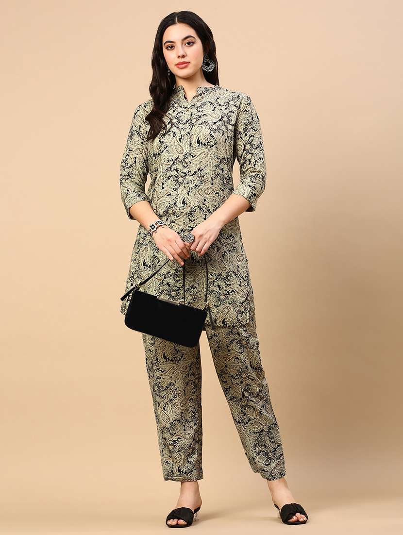 women printed kurta & pant set - 21553969 -  Standard Image - 1