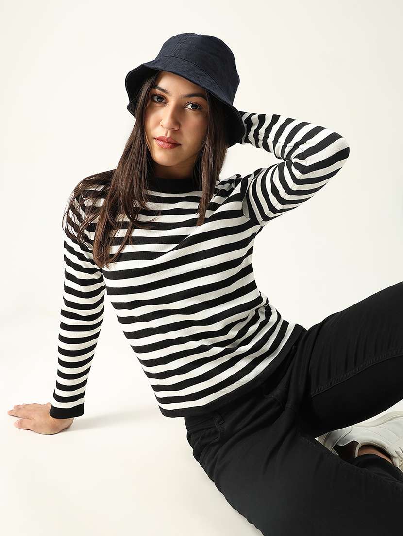 women long sleeve self-designed regular top - 21554031 -  Standard Image - 1