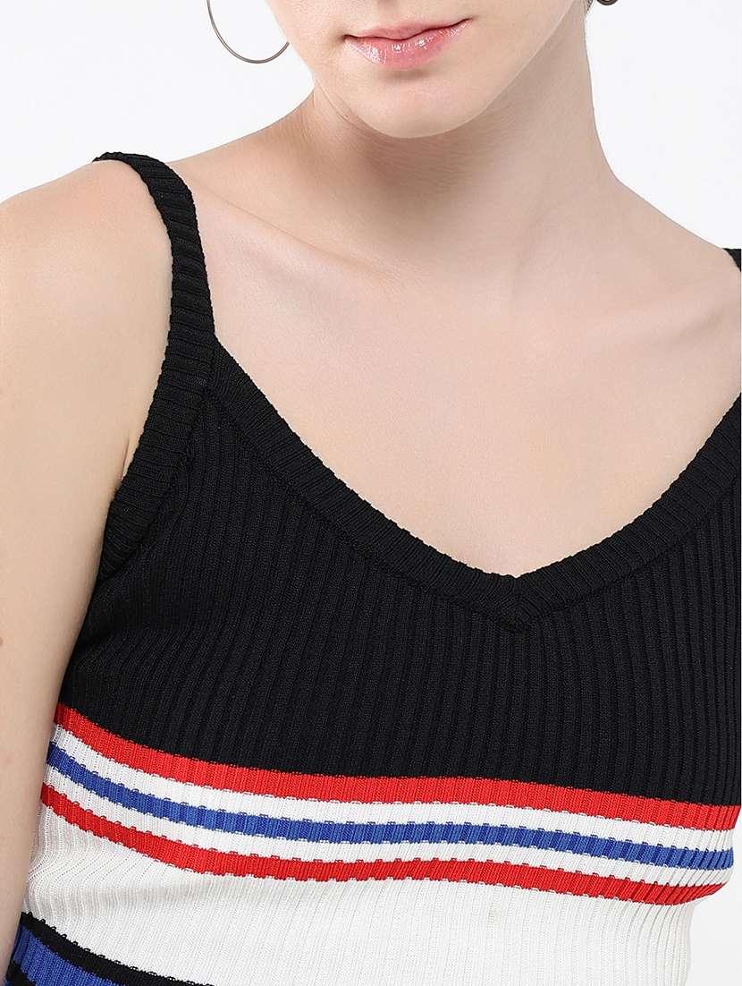 women sleeveless self-designed regular top - 21554037 -  Standard Image - 6