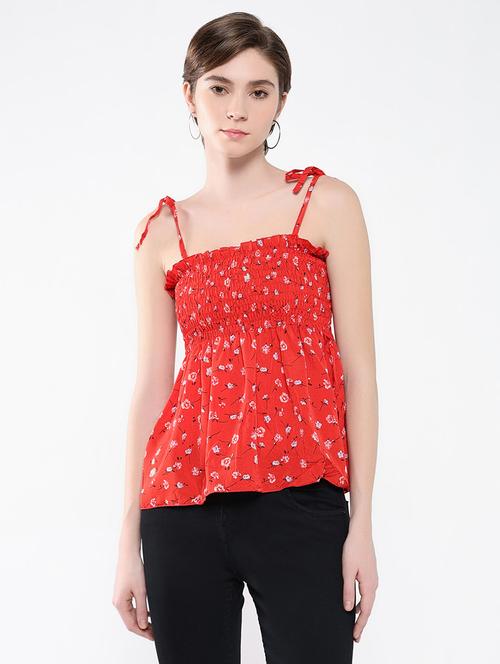 women red floral printed peplum top - 21554049 - Standard Image - 0
