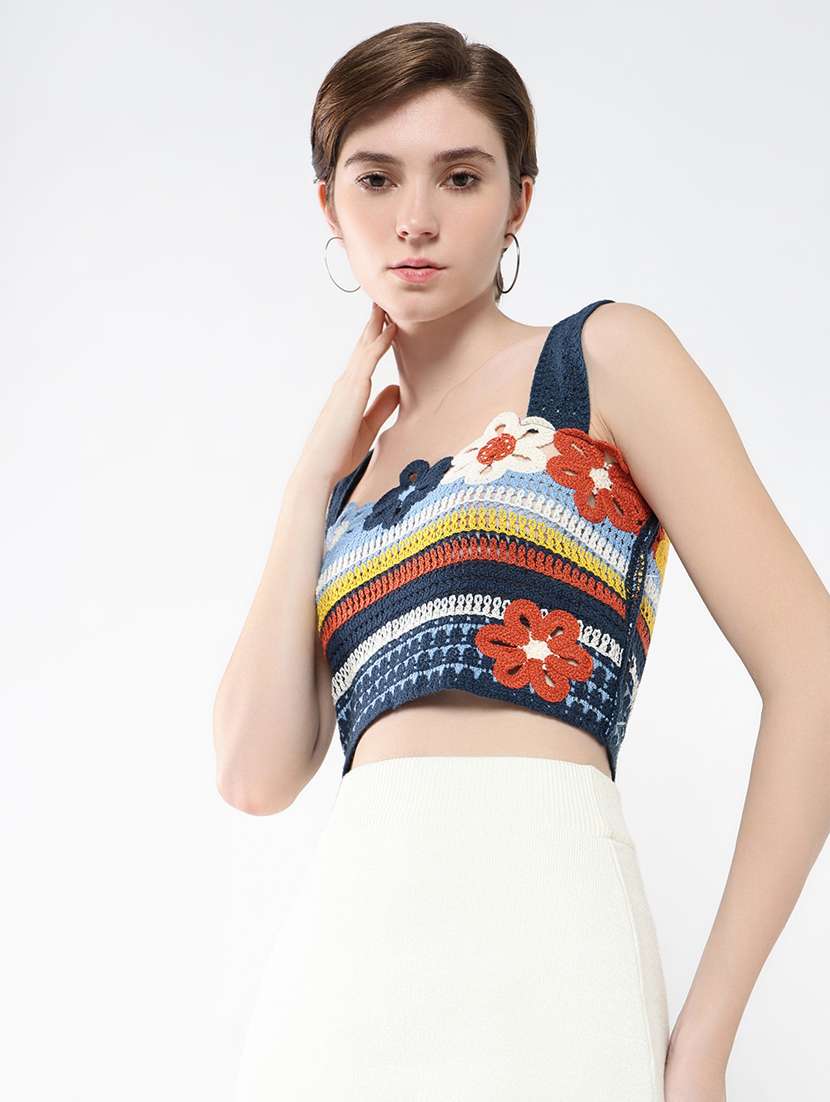 women self-designed crop top - 21554064 -  Standard Image - 1