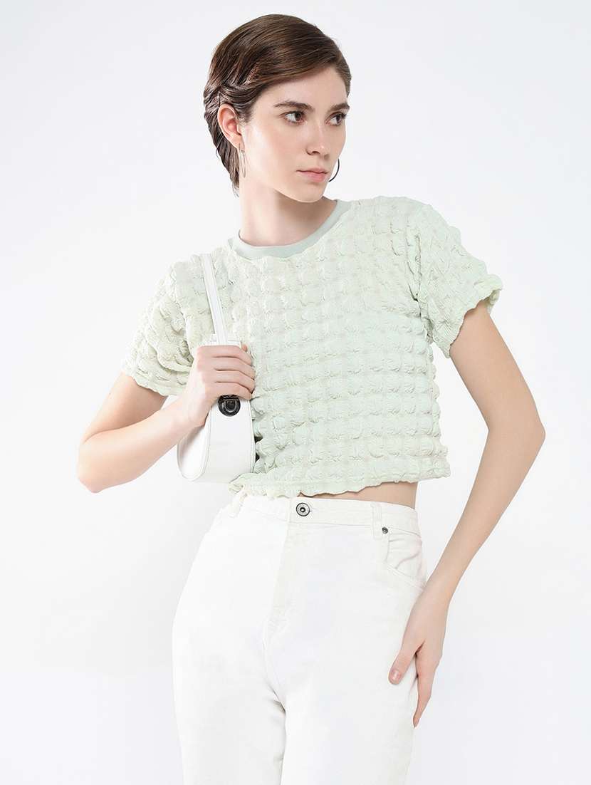 women self-designed crop top - 21554075 -  Standard Image - 1