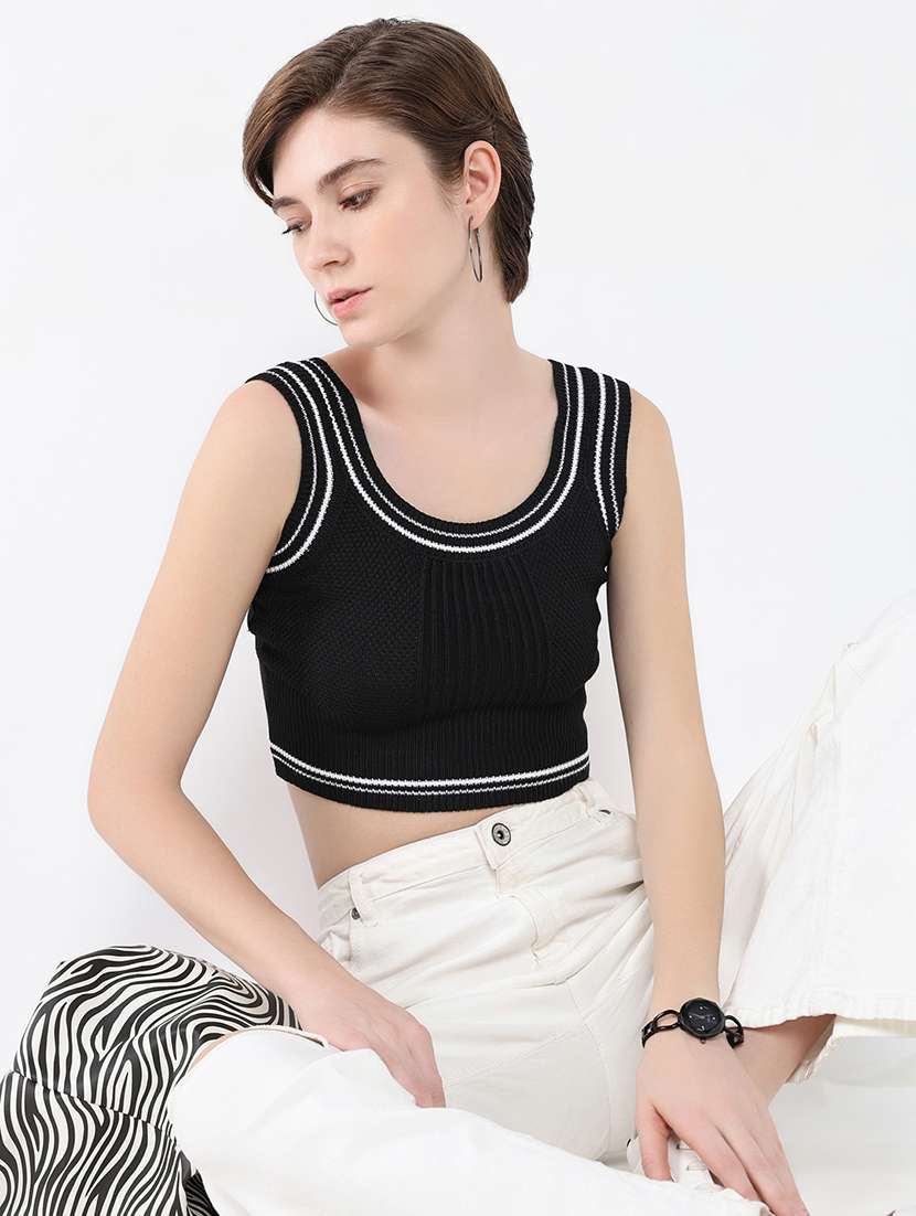 women self-designed crop top - 21554076 -  Standard Image - 1