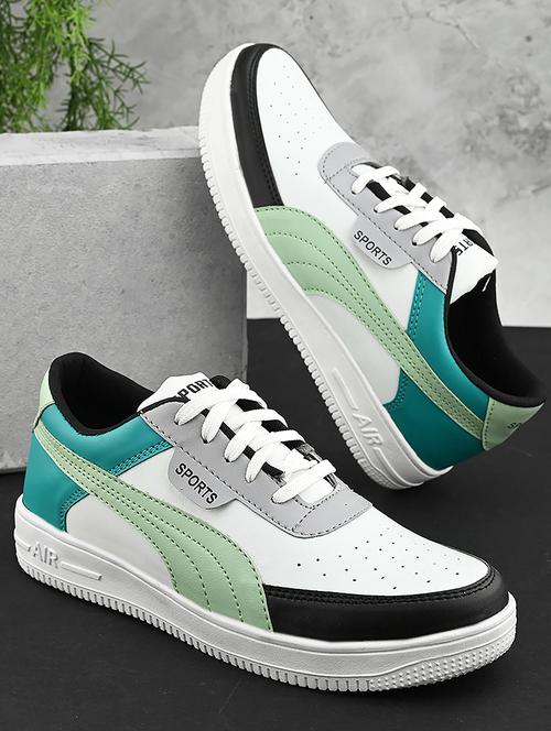 men color block lace up sneaker - 21554746 - Standard Image - 0