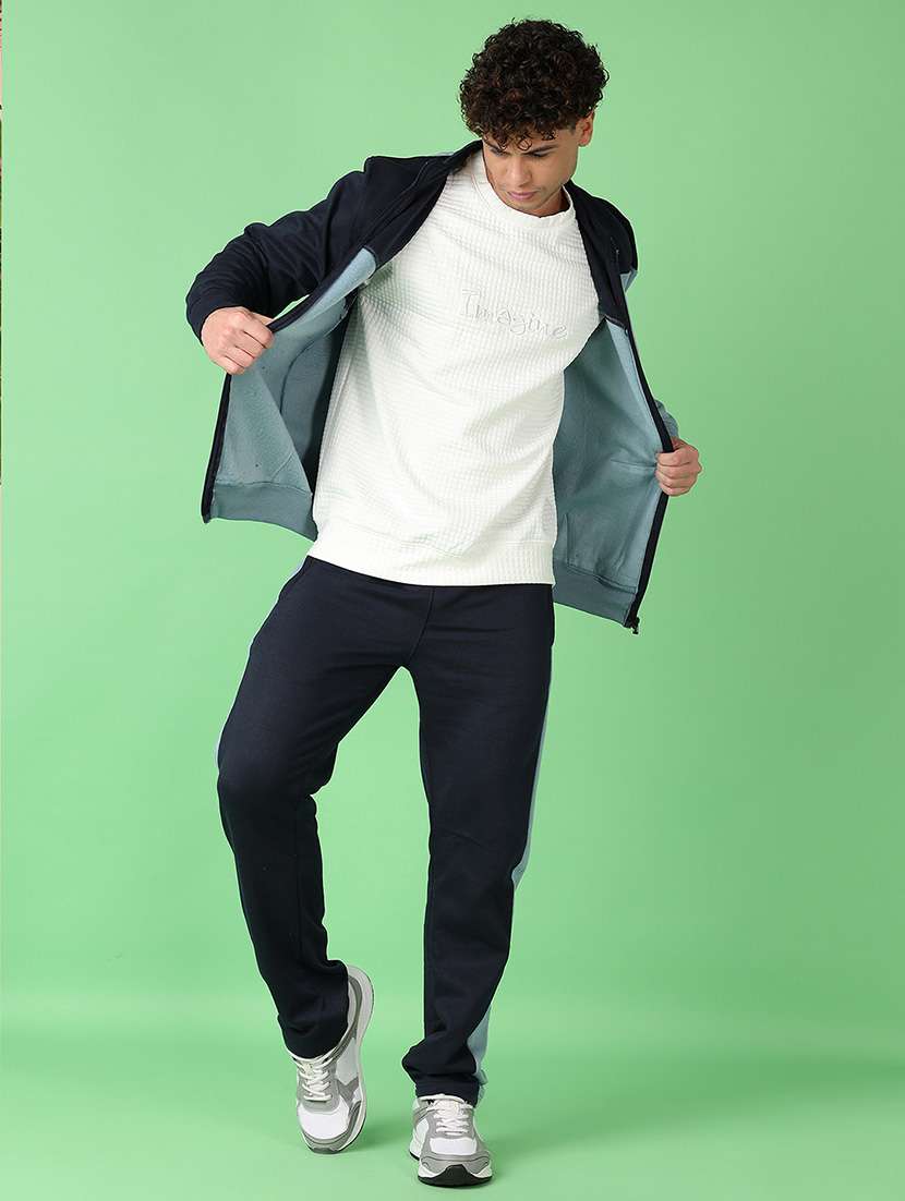 men color block ankle length track suit - 21554778 -  Standard Image - 1