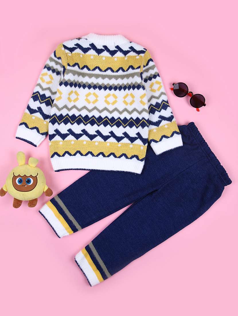 boys self design winter wear full length set - 21554841 -  Standard Image - 1