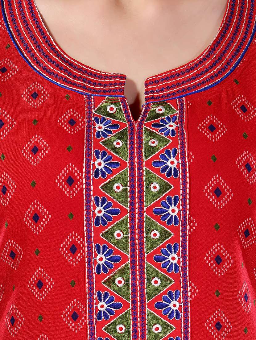 women printed cotton nighty - 21555258 -  Standard Image - 4