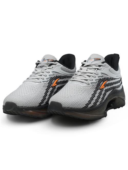 men grey lace up running shoes - 21555526 -  Standard Image - 0