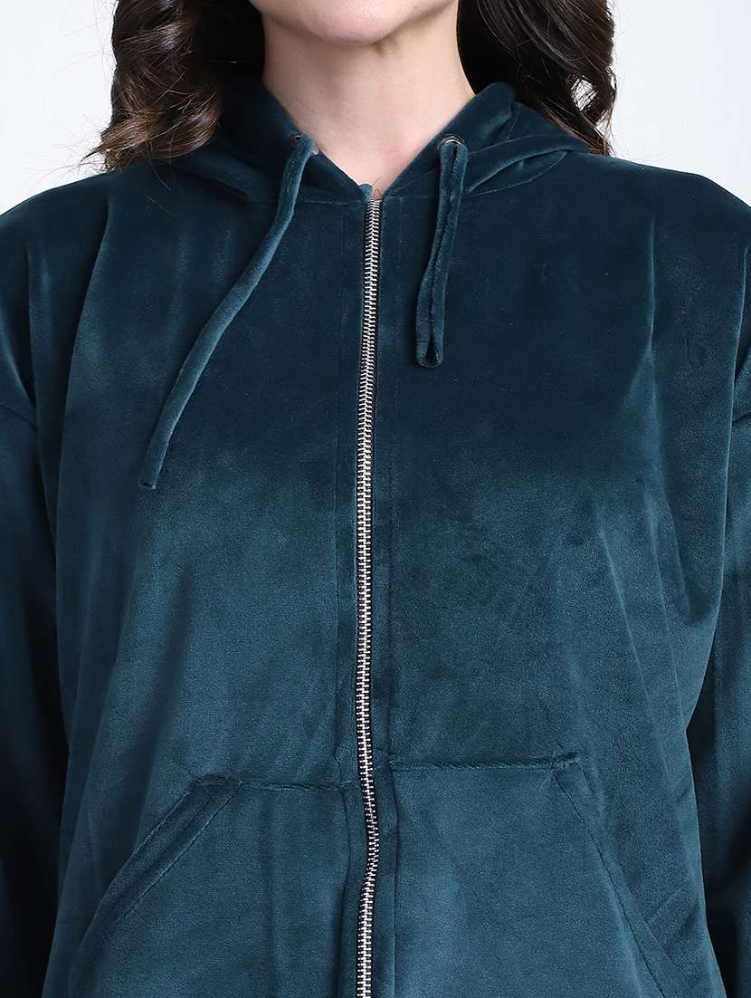 women solid pyjama nightwear set - 21555640 -  Standard Image - 4