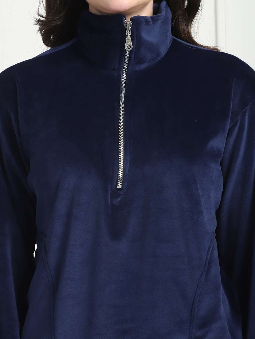 women solid pyjama nightwear set - 21555649 -  Standard Image - 4