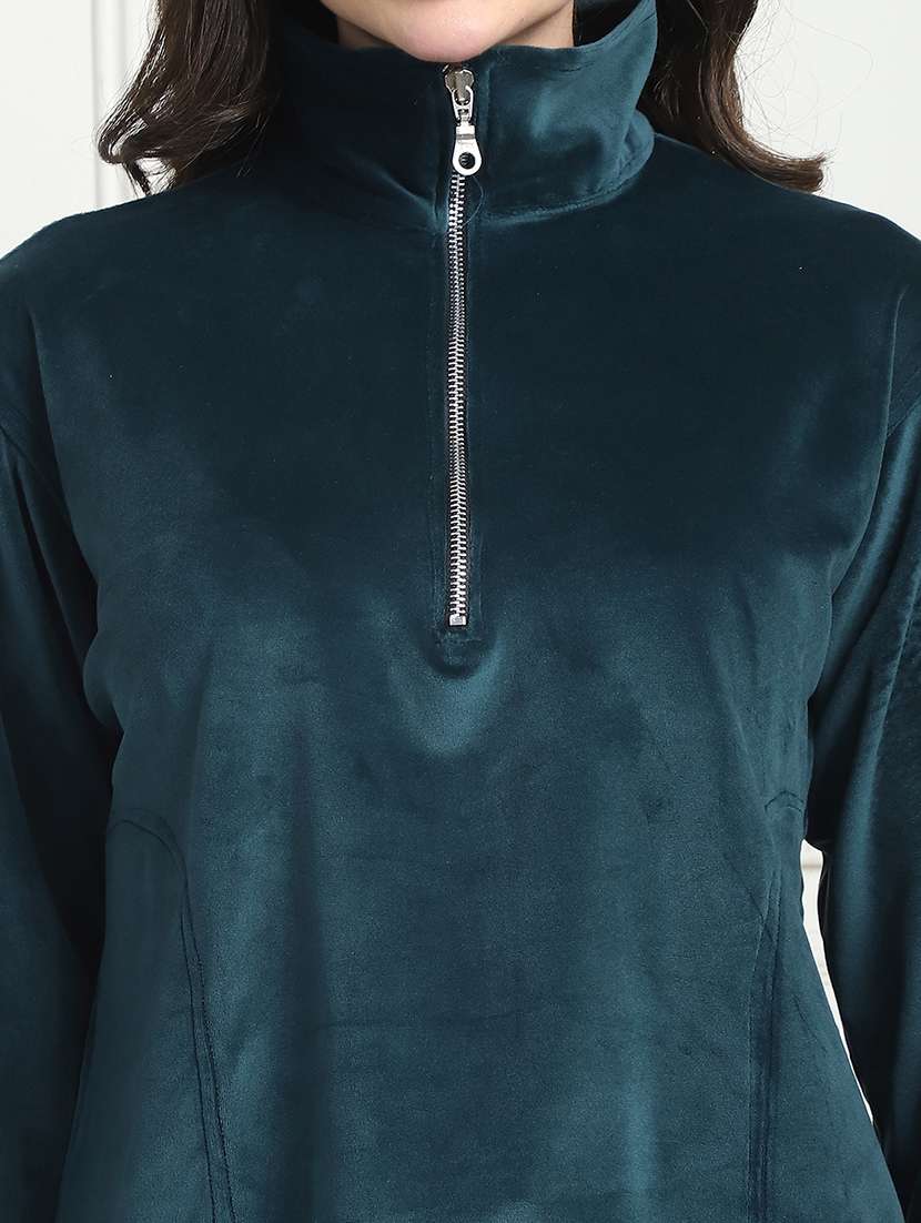 women solid pyjama nightwear set - 21555651 -  Standard Image - 4