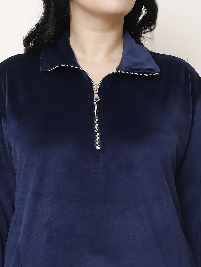 women solid pyjama nightwear set - 21555683 -  Standard Image - 4