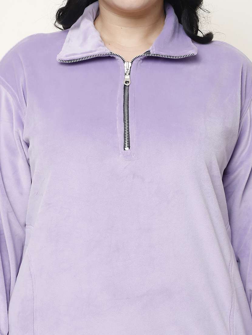 women solid pyjama nightwear set - 21555688 -  Standard Image - 4