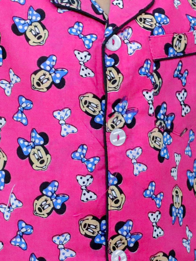 girls printed long sleeves pyjama set - 21555763 - Standard Image - 4