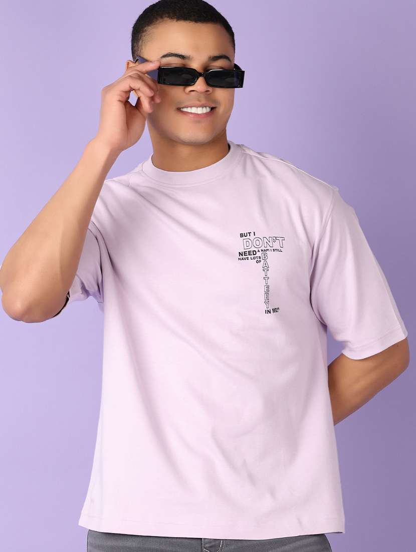 men placement print short sleeve t-shirt - 21555797 -  Standard Image - 1