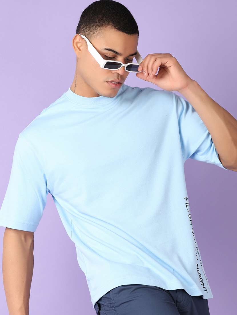 men placement print short sleeve t-shirt - 21555798 -  Standard Image - 1