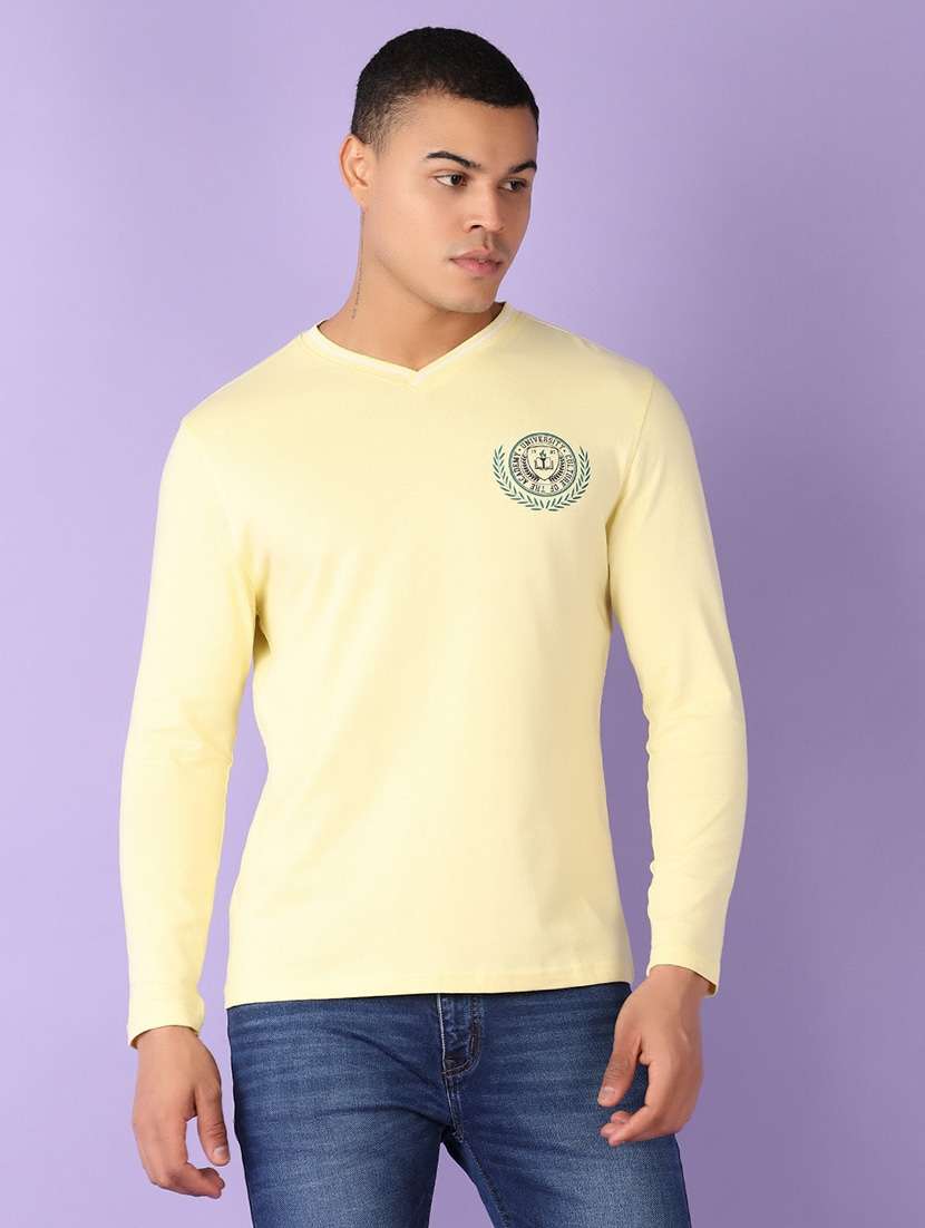 men back print long sleeve t-shirt - 21555805 -  Standard Image - 1