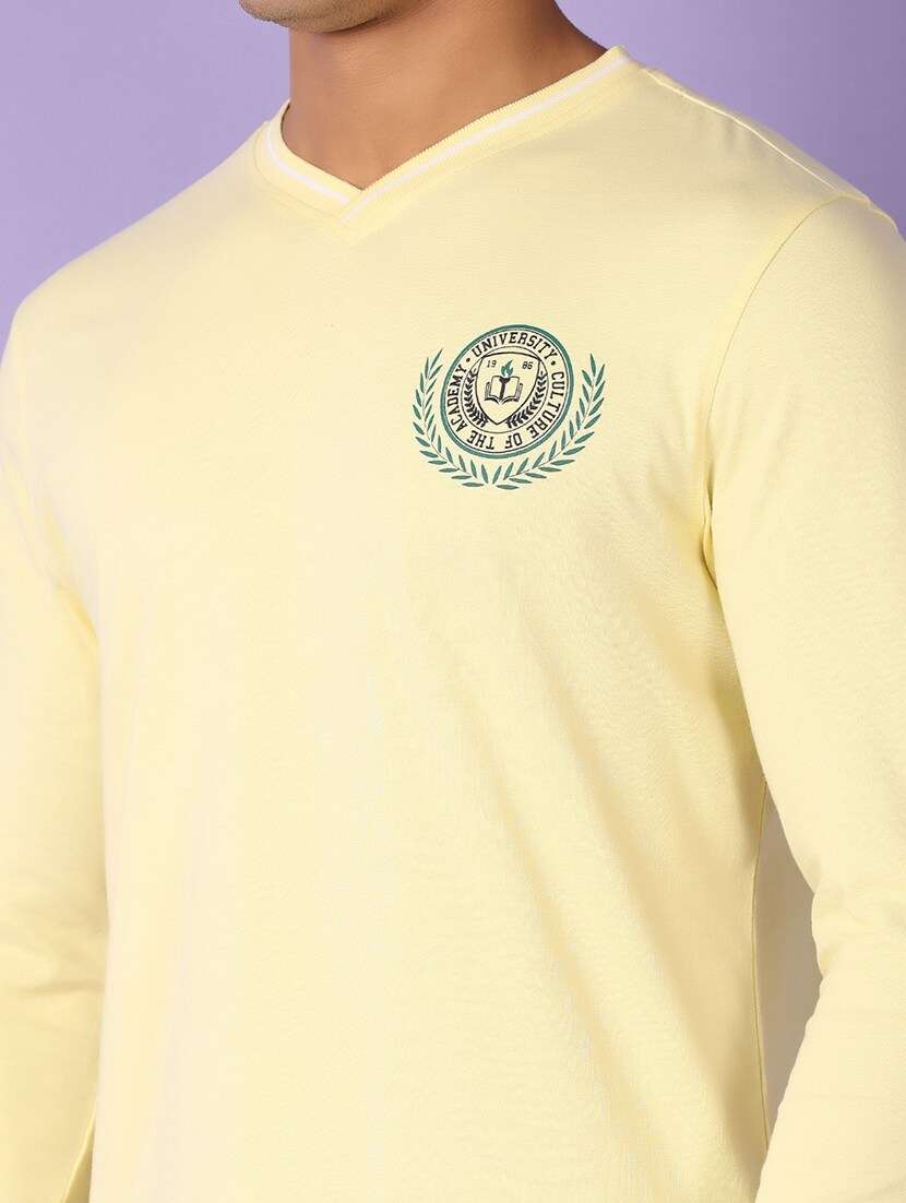 men back print long sleeve t-shirt - 21555805 -  Standard Image - 4