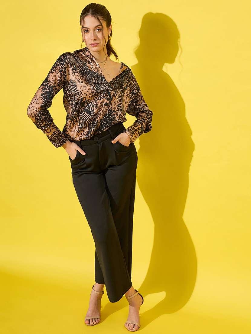 women animal printed collared shirt  - 21555882 -  Standard Image - 4