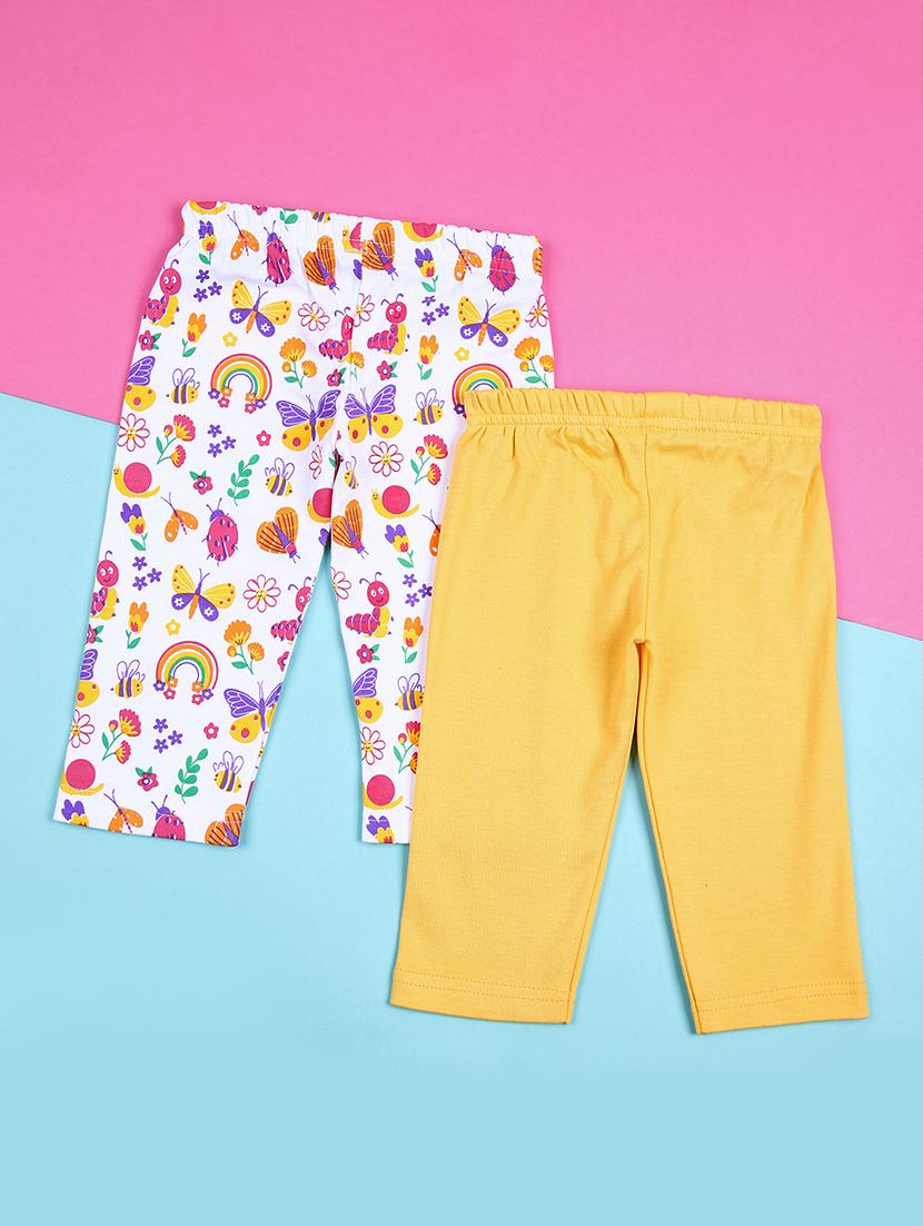 kids pack of 2 printed mid rise pyjama - 21555888 - Standard Image - 1