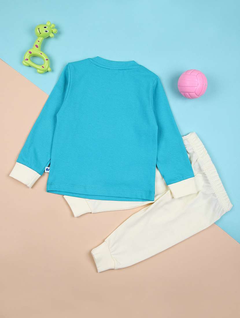 boys blue graphic full length set - 21555893 -  Standard Image - 1