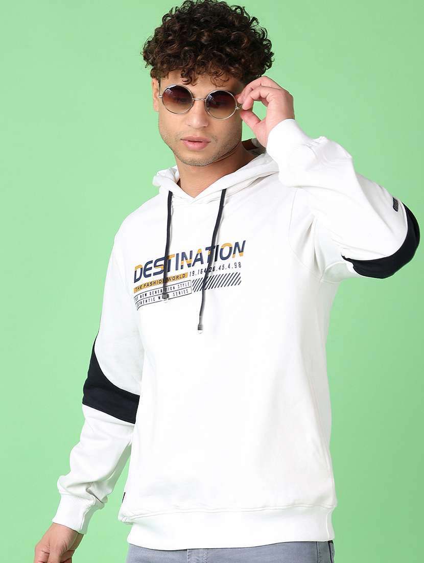 men long sleeves color block sweatshirt - 21556056 -  Standard Image - 1