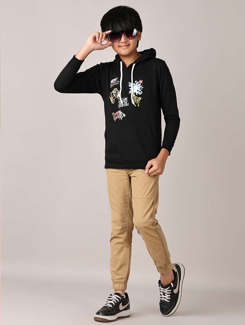 boys  front print long sleeve sweatshirts - 21556059 -  Standard Image - 4
