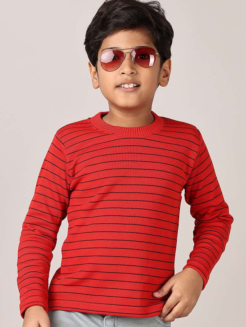boys striped long sleeve sweater - 21556244 -  Standard Image - 1