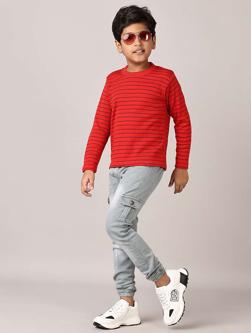 boys striped long sleeve sweater - 21556244 -  Standard Image - 4
