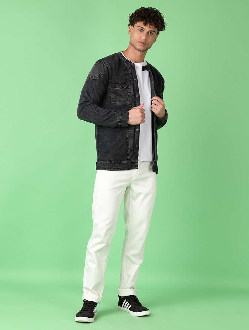 men self design long sleeve cardigan sweater - 21556277 -  Standard Image - 4