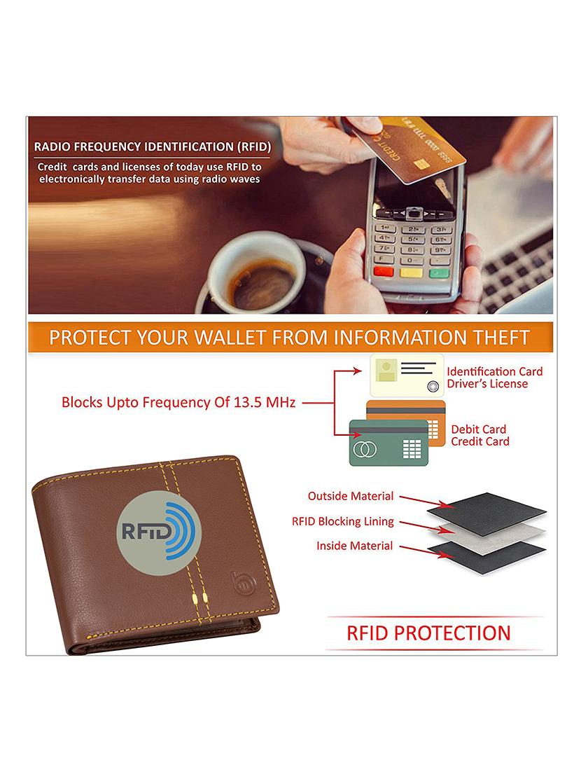 tan genuine leather wallet - 21556654 - Standard Image - 1