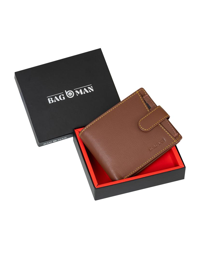 tan genuine leather wallet - 21556655 -  Standard Image - 1