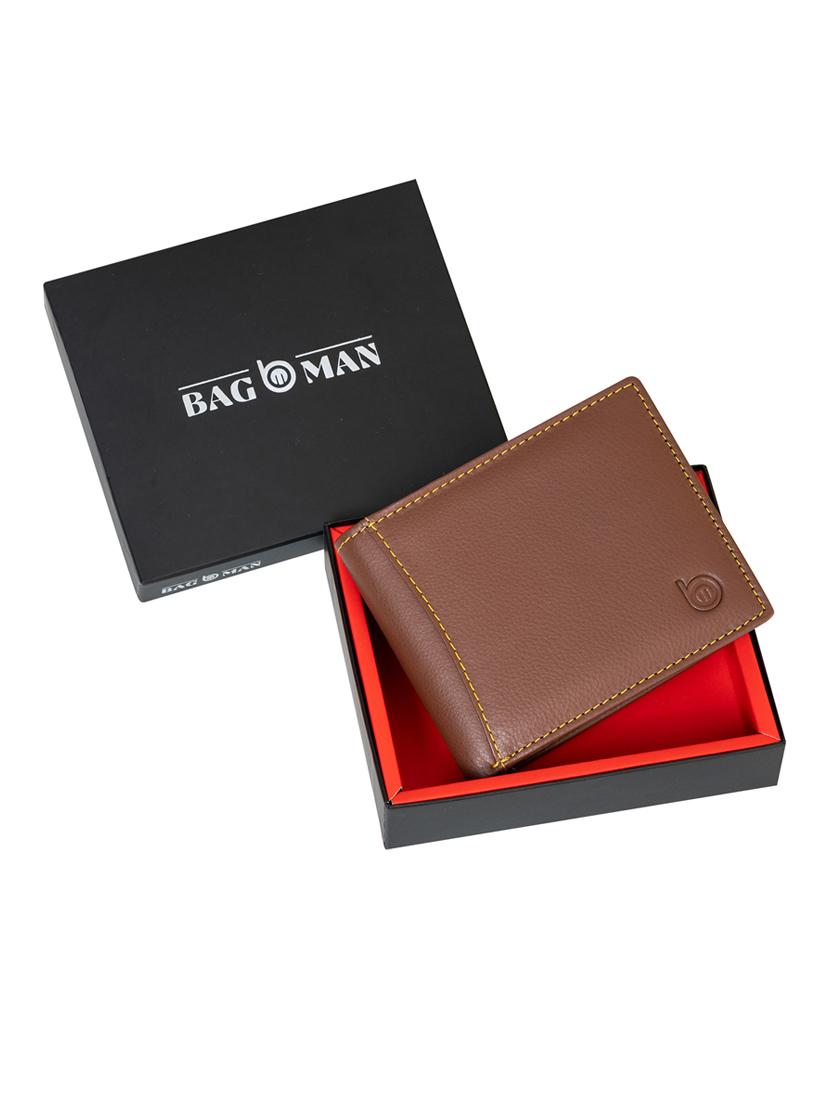 tan genuine leather wallet - 21556657 - Standard Image - 1