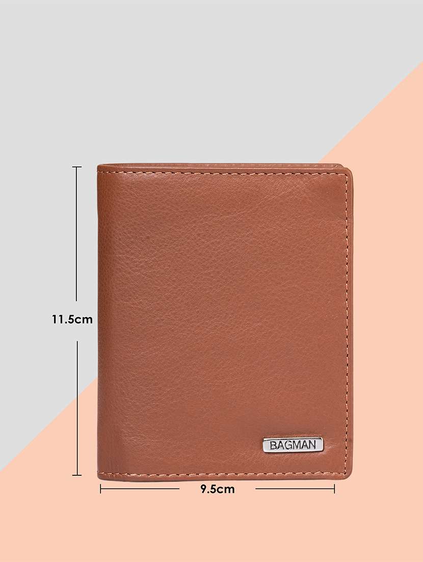 tan genuine leather wallet - 21556689 -  Standard Image - 1