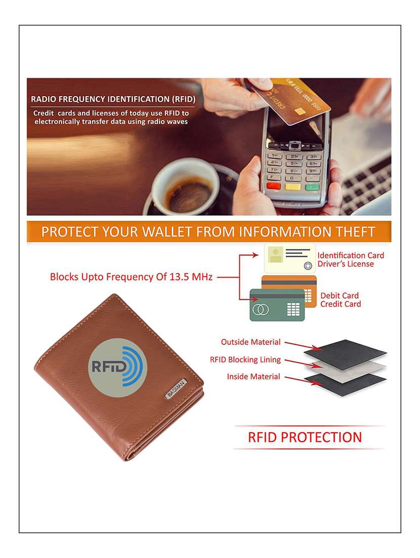 tan genuine leather wallet - 21556689 -  Standard Image - 4