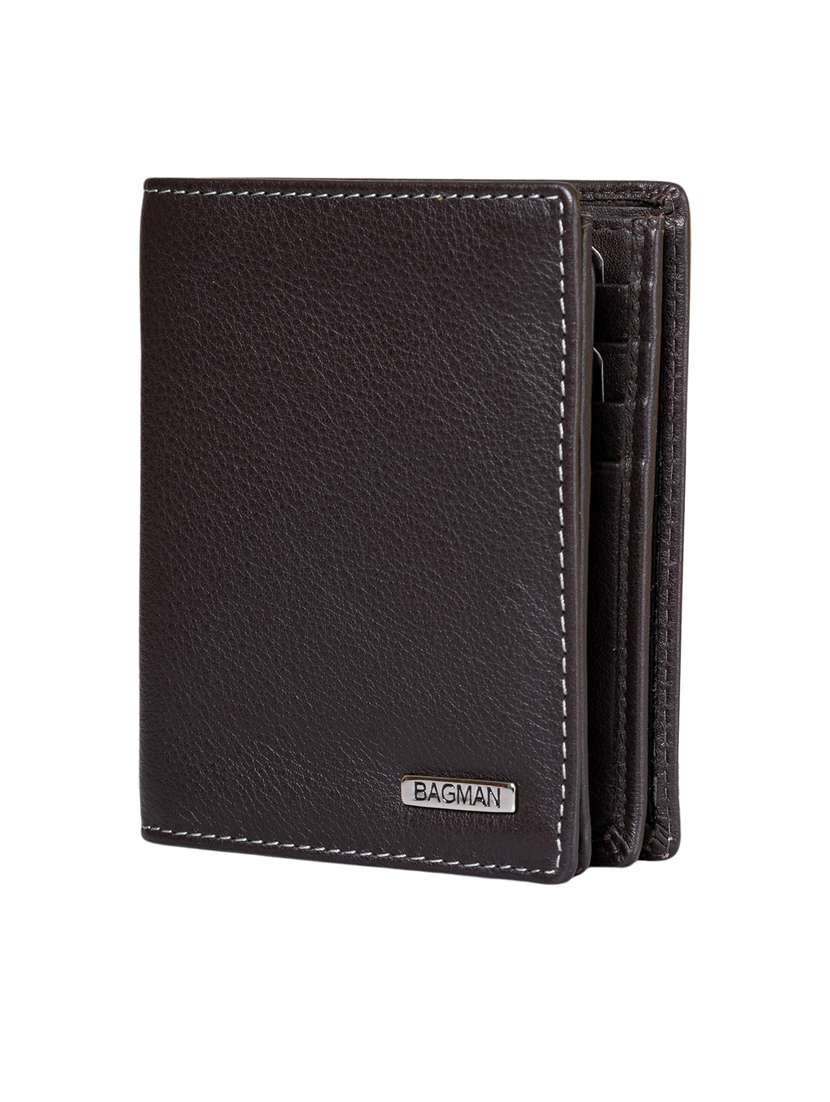 brown genuine leather wallet - 21556690 -  Standard Image - 1