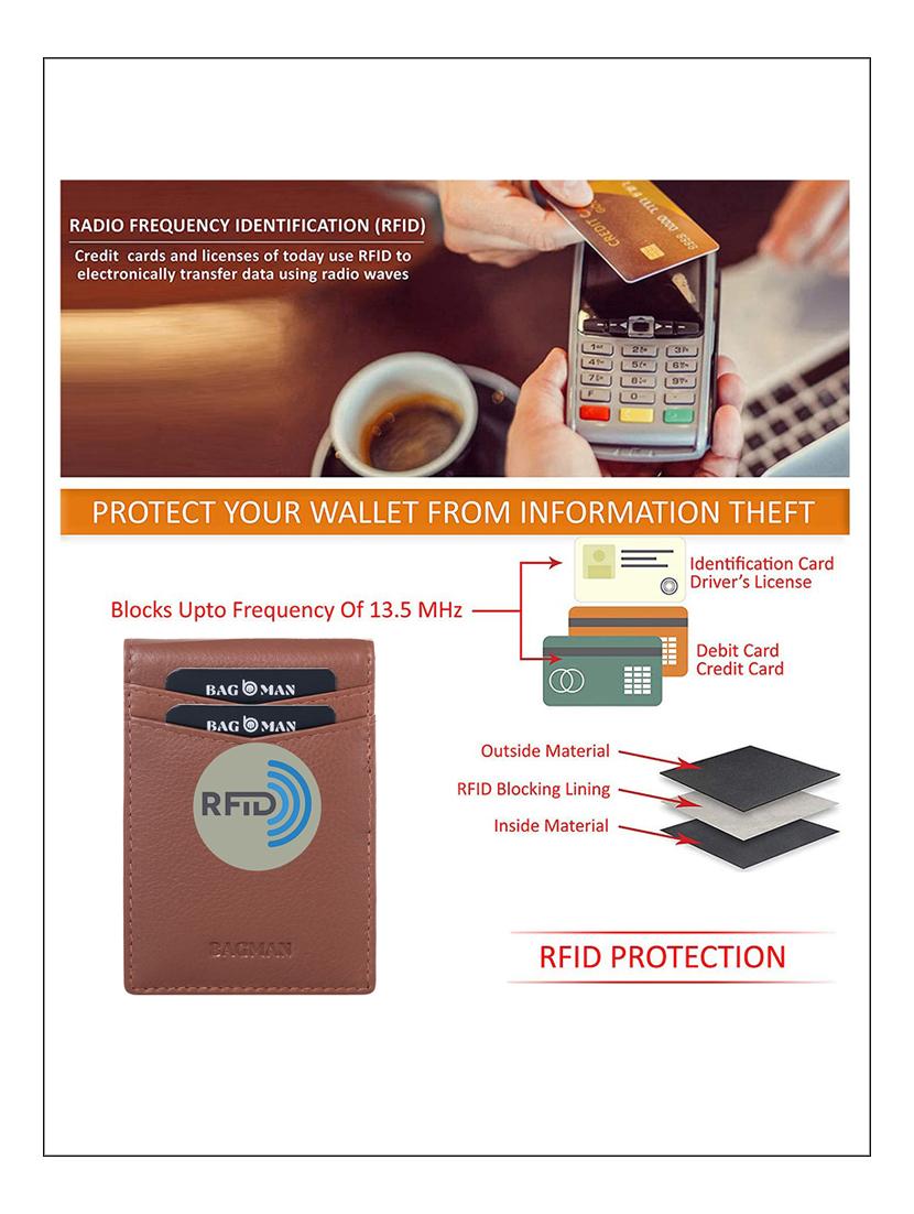 tan genuine leather wallet - 21556696 - Standard Image - 4