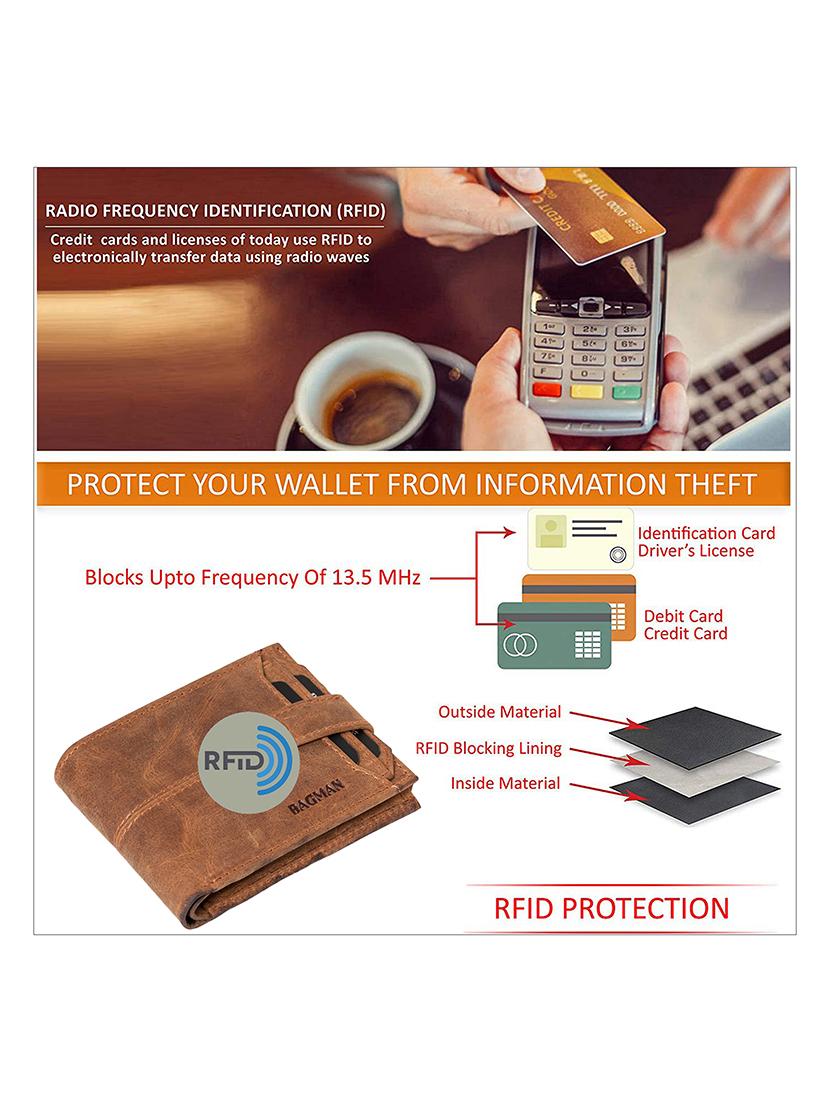tan genuine leather wallet - 21556702 - Standard Image - 4