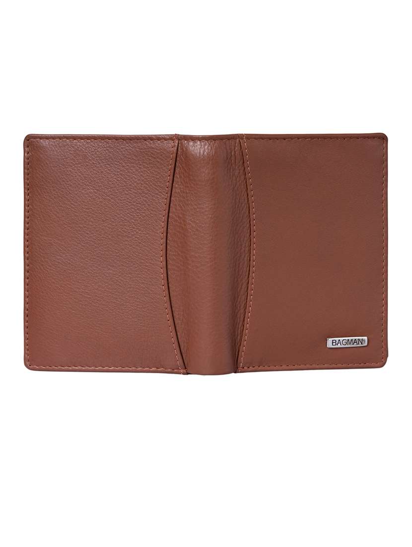tan genuine leather wallet - 21556707 -  Standard Image - 1
