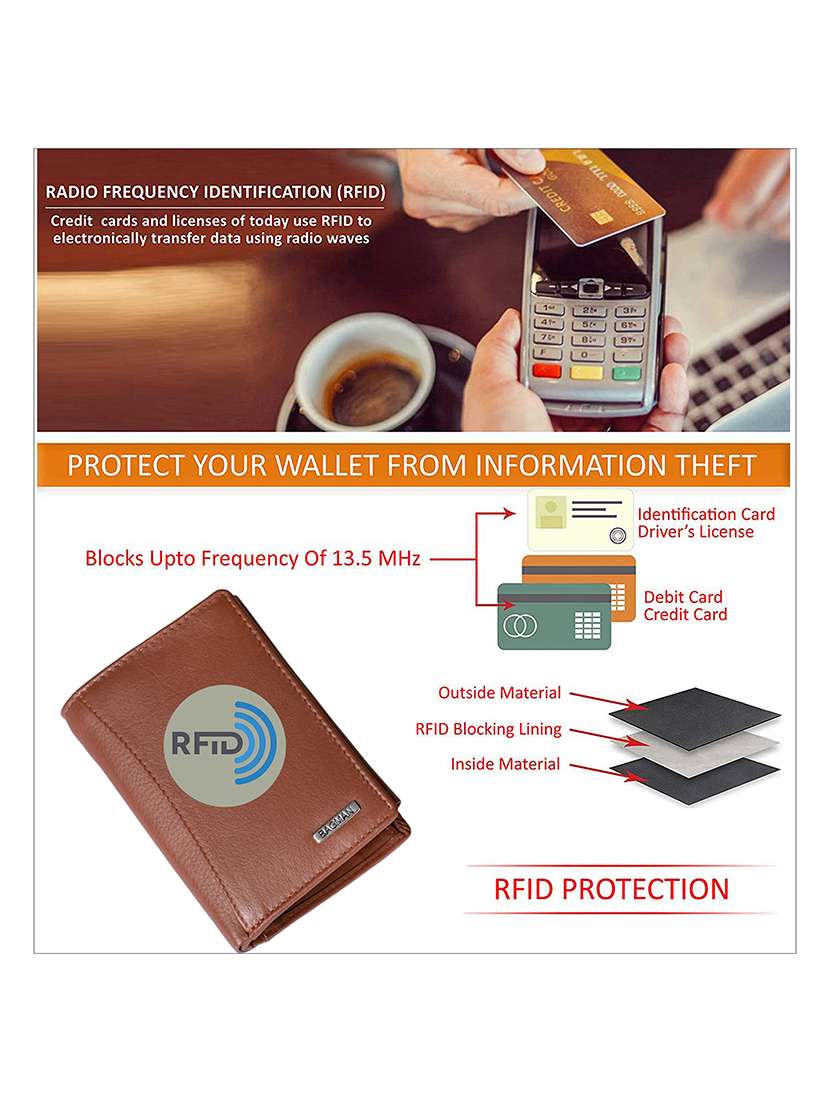 tan genuine leather wallet - 21556708 -  Standard Image - 4