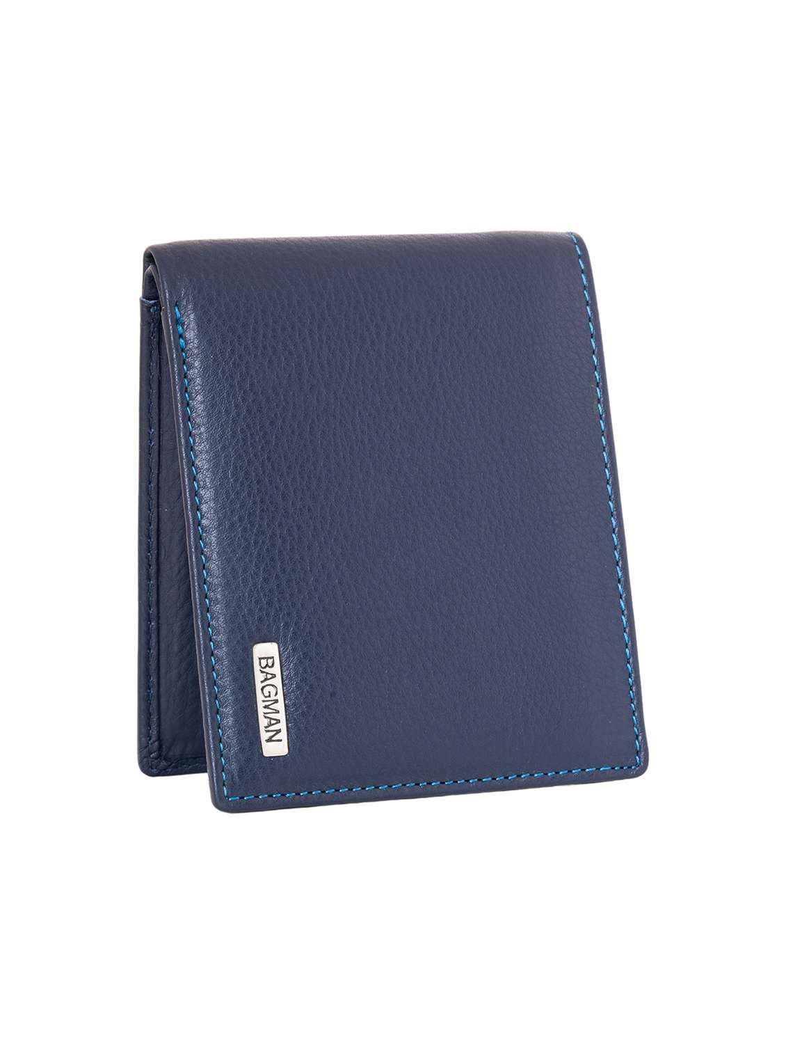 blue genuine leather wallet - 21556731 -  Standard Image - 4