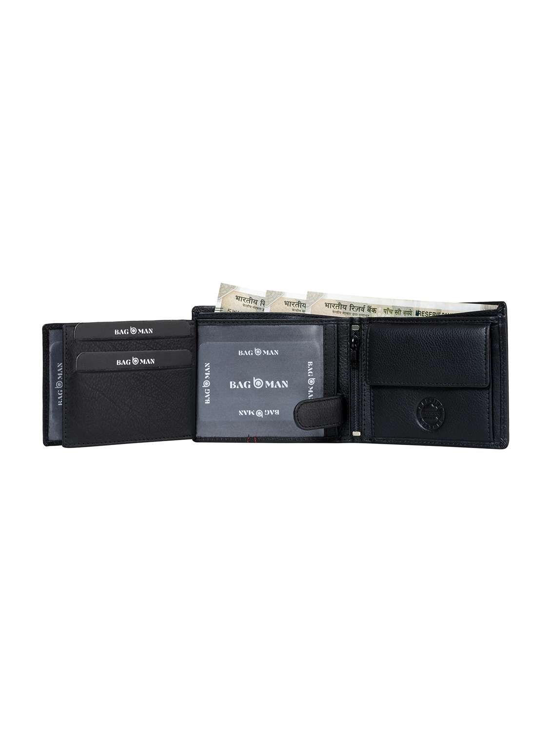 black genuine leather wallet - 21556736 -  Standard Image - 4