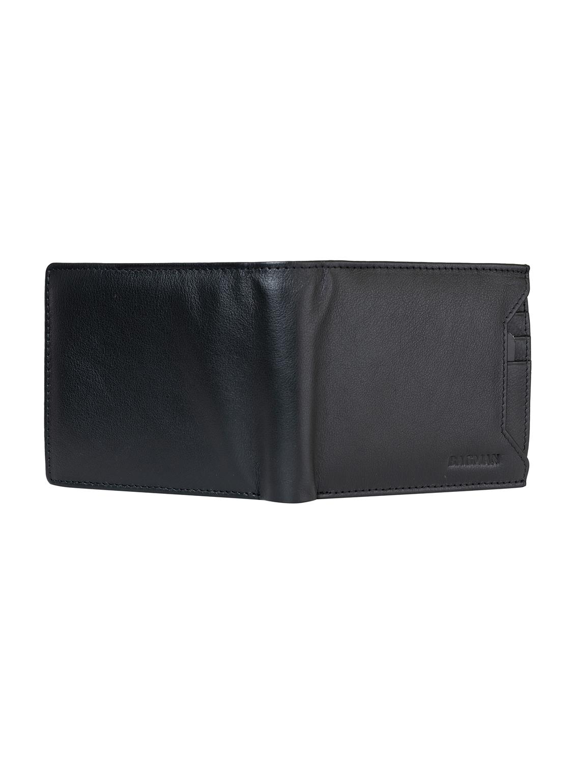 black genuine leather wallet - 21556760 - Standard Image - 1