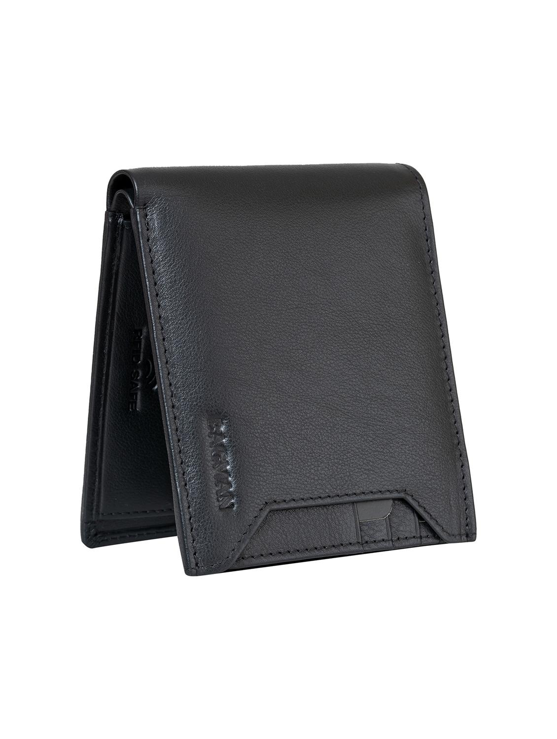 black genuine leather wallet - 21556760 - Standard Image - 4