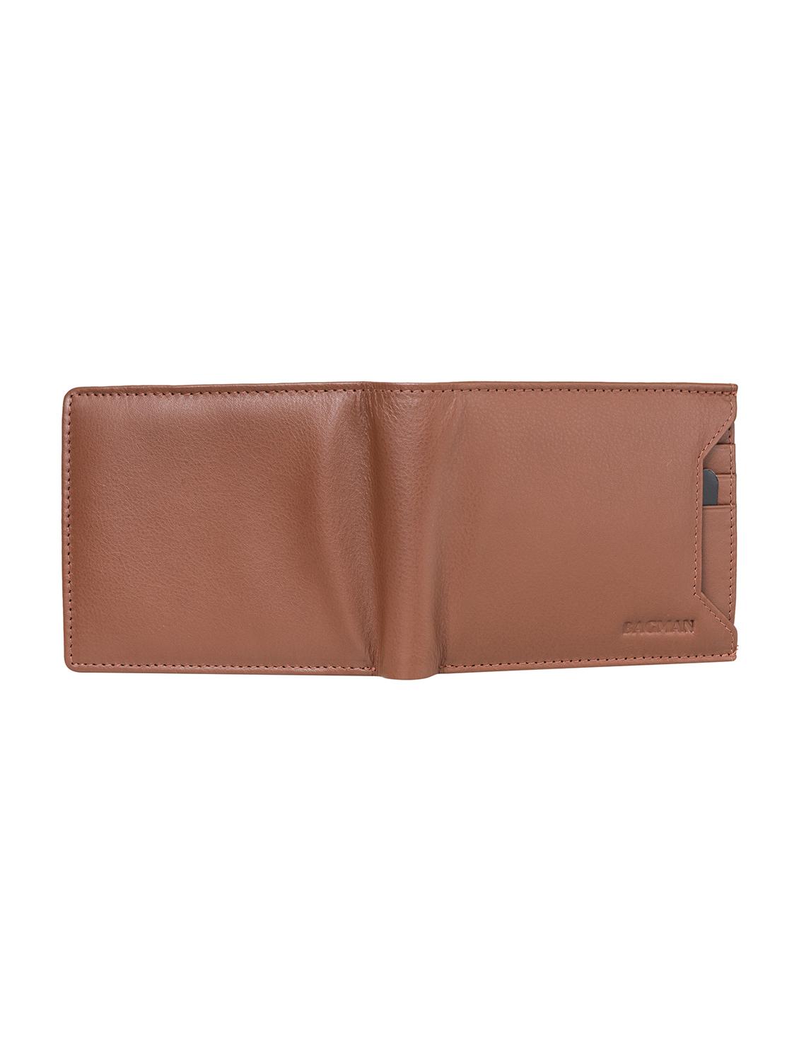 tan genuine leather wallet - 21556764 - Standard Image - 1