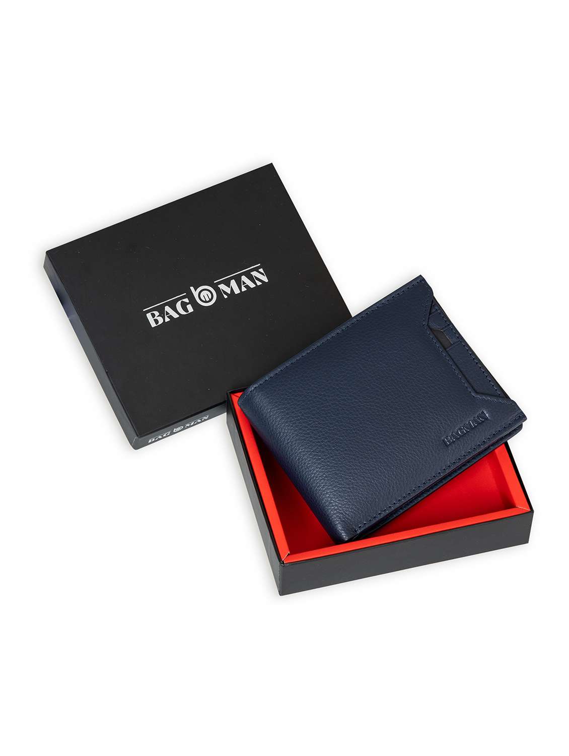 blue genuine leather wallet - 21556773 -  Standard Image - 1