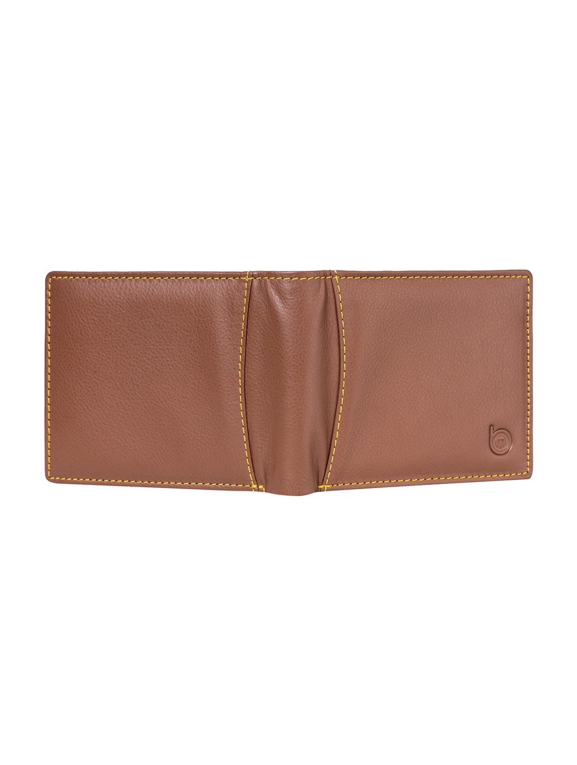 tan genuine leather wallet - 21556777 - Standard Image - 1