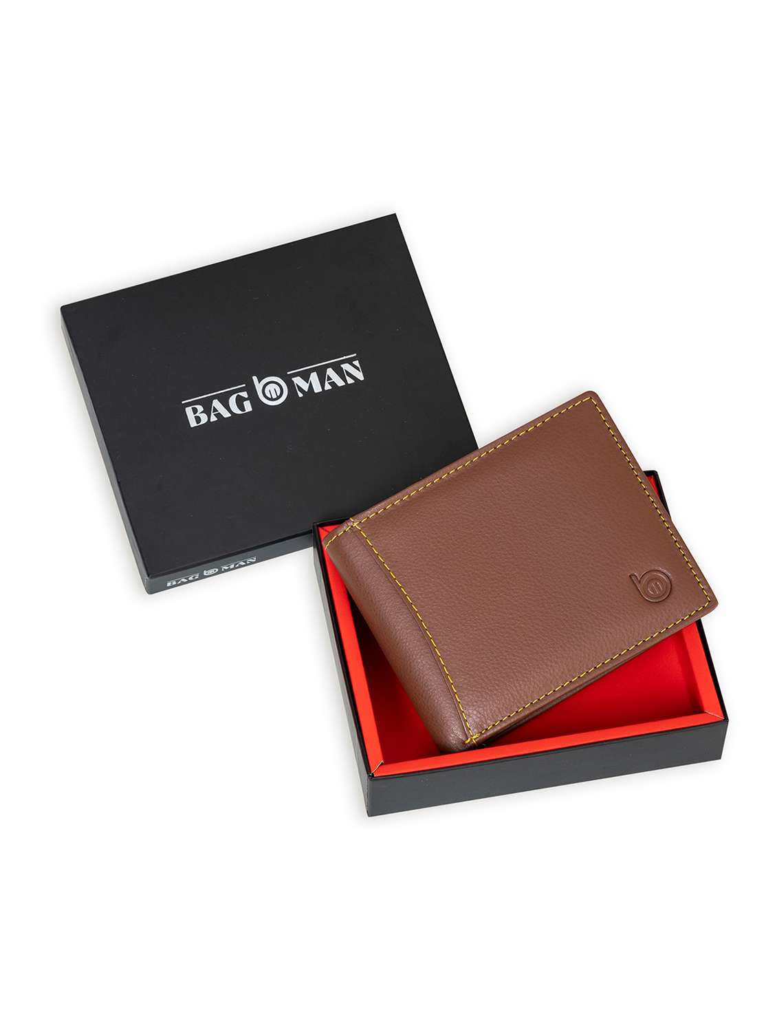 brown genuine leather wallet - 21556786 -  Standard Image - 1