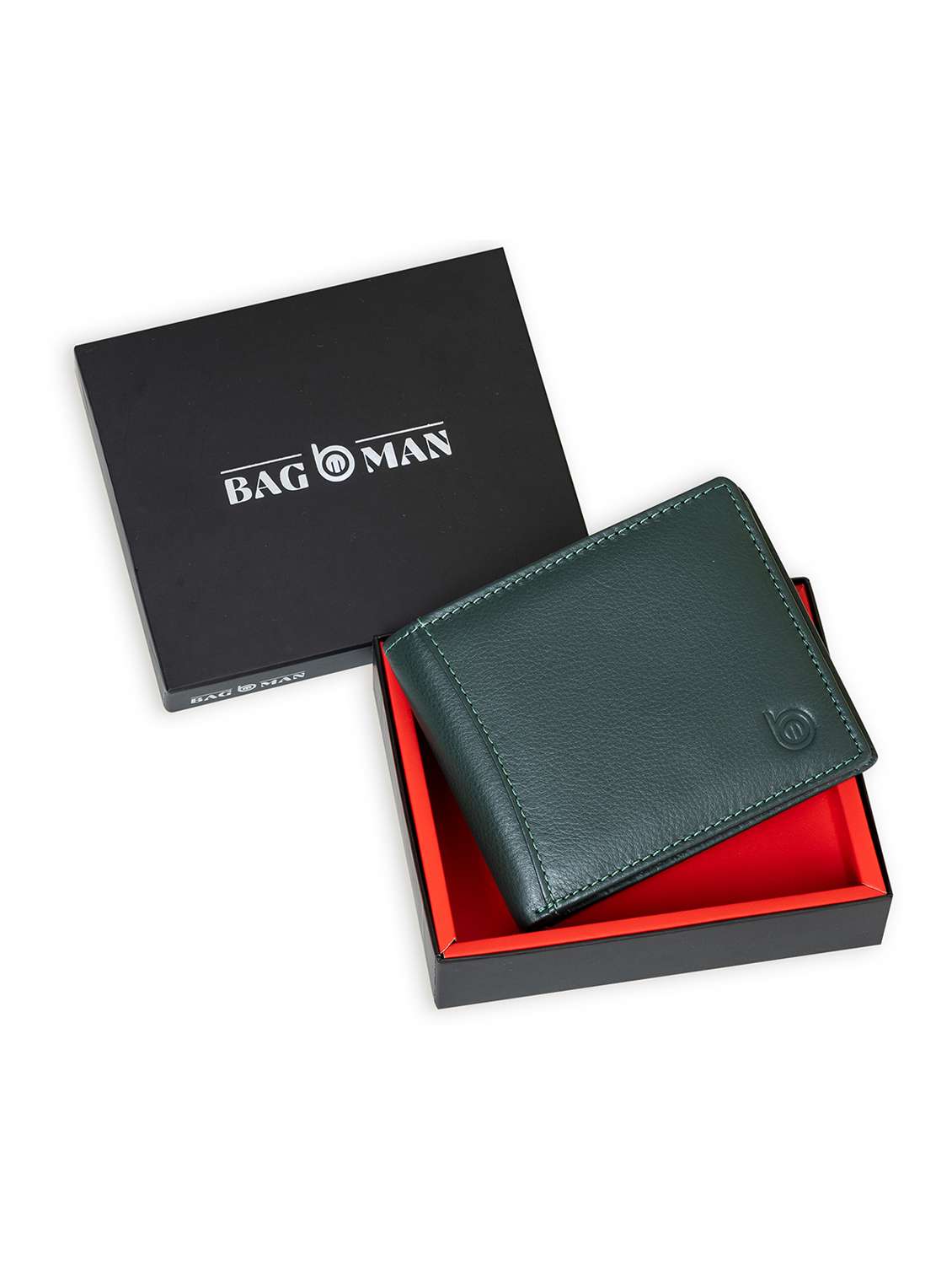 green genuine leather wallet - 21556789 -  Standard Image - 1